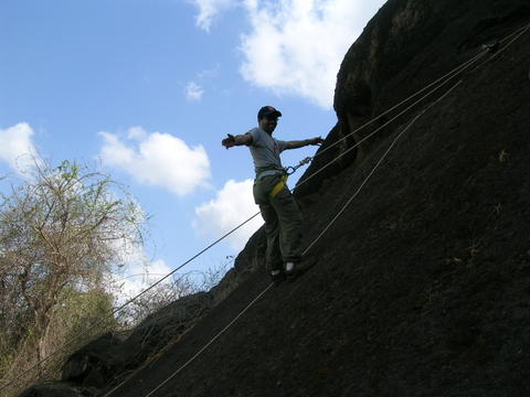 Rappelling